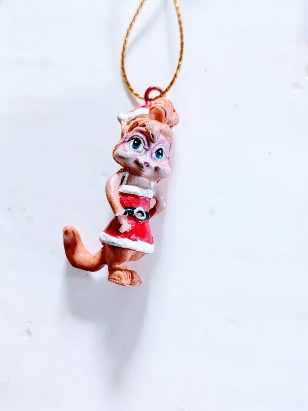 Lot of 10 VTG Alvin & Chipmunks Christmas Ornaments Mini Figures Santa 90s Rare